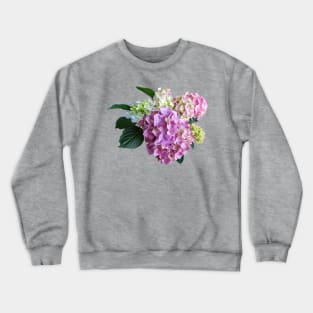 Hydrangeas - Pastel Hydrangea Crewneck Sweatshirt